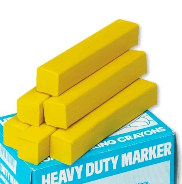 Yellow Tyre Chalk Wax Marking Crayons Tyre Markers Repair Marking Chalk