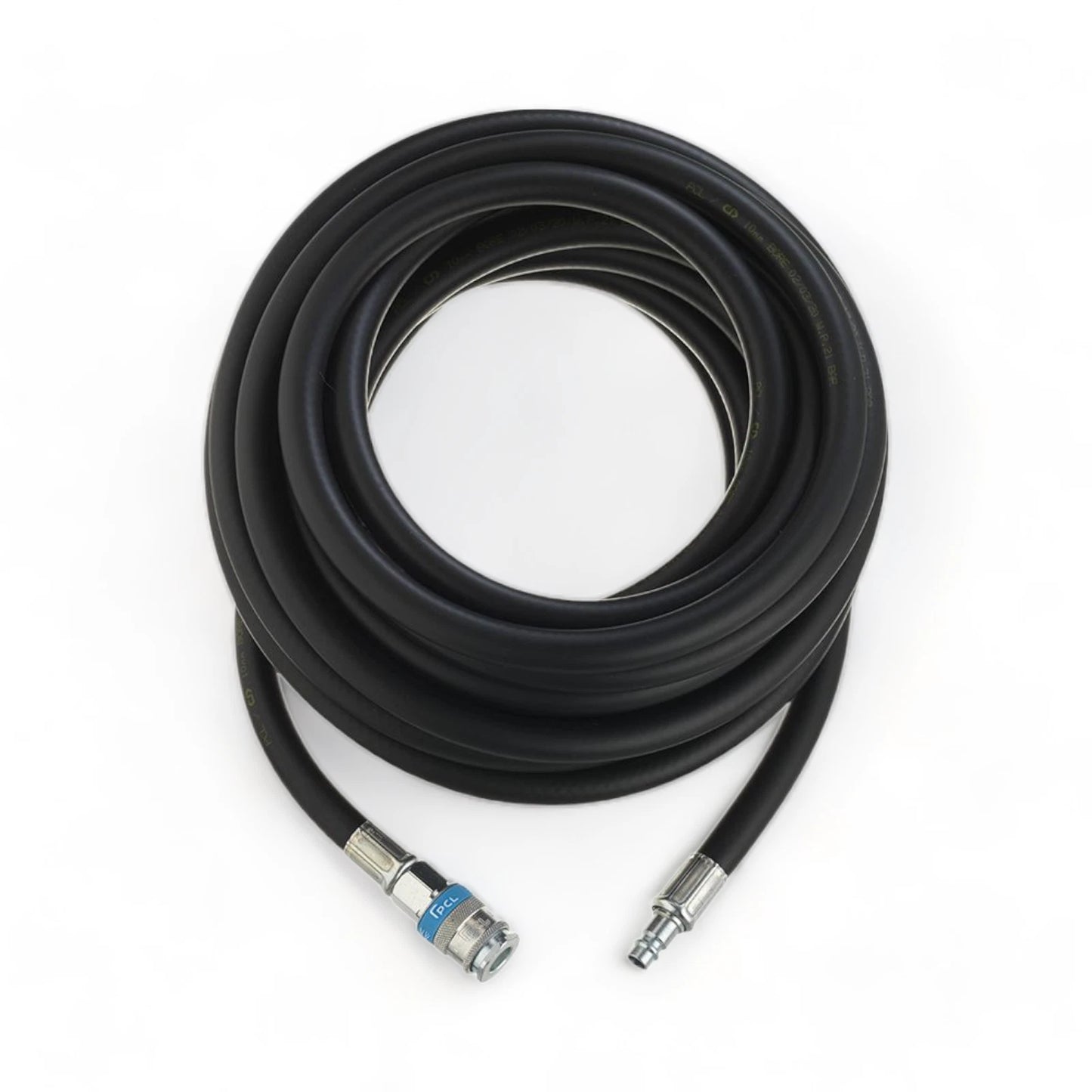 PCL Rubber Airline Hose 10mm x 20m – Complete with XF Coupling & Adaptor (3/8") | PCL Rubber Airline