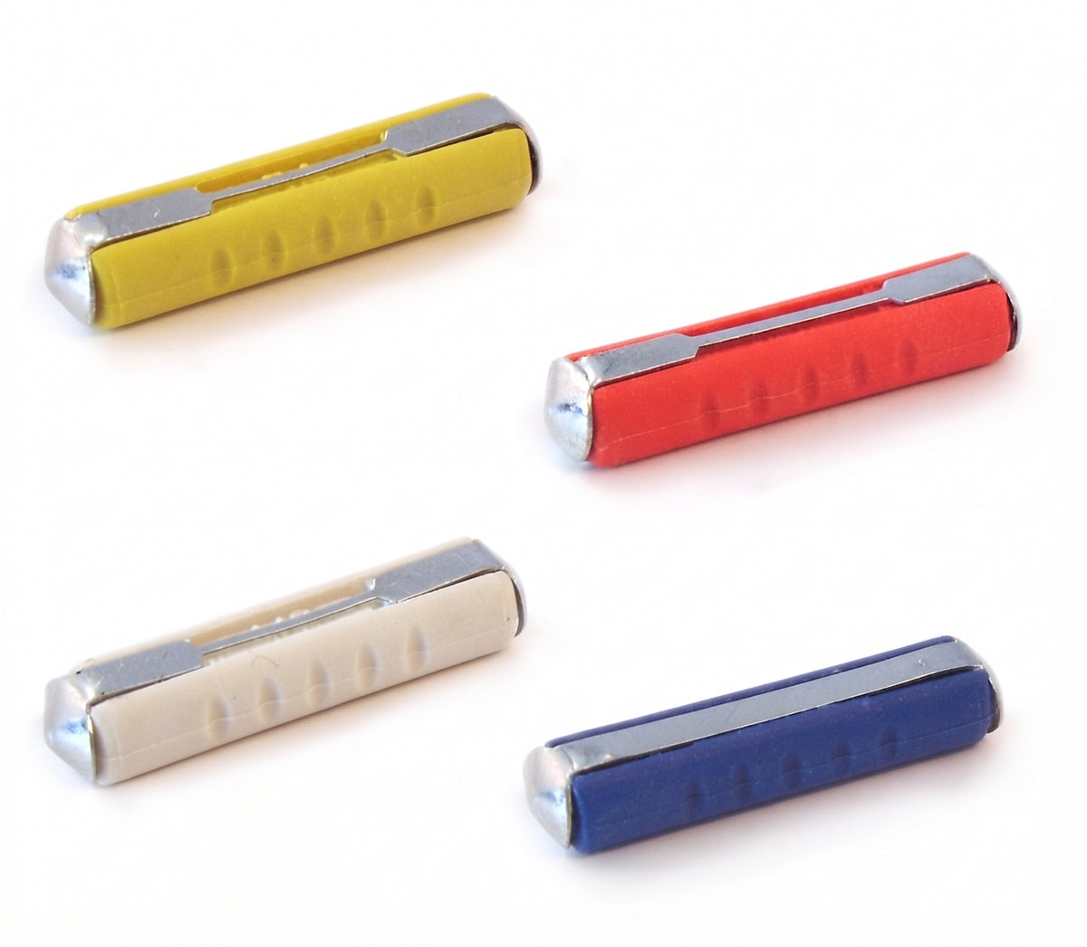 500pc Assorted Continental Fuses Box - Ceramic Torpedo, 5A to 25A