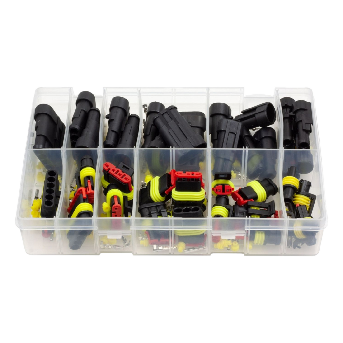 40 Piece Assorted Superseal Connector Kit – Waterproof Electrical Wiring Set (0.5–1.5mm²)