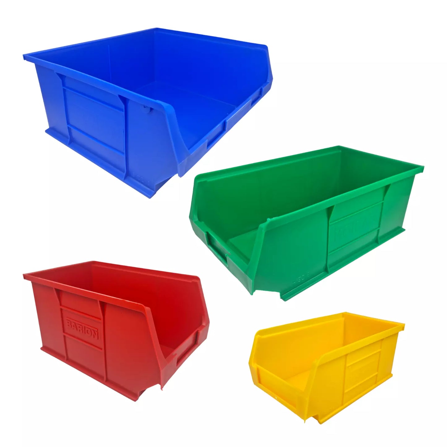 Barton Storage Boxes - Plastic Part Bins (All Colours & Sizes)