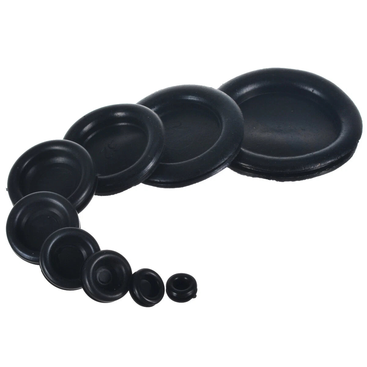 Rubber Blanking Grommets Blind Plugs – Closed PVC Grommets 6mm–50mm | Black PVC Blanking Grommets