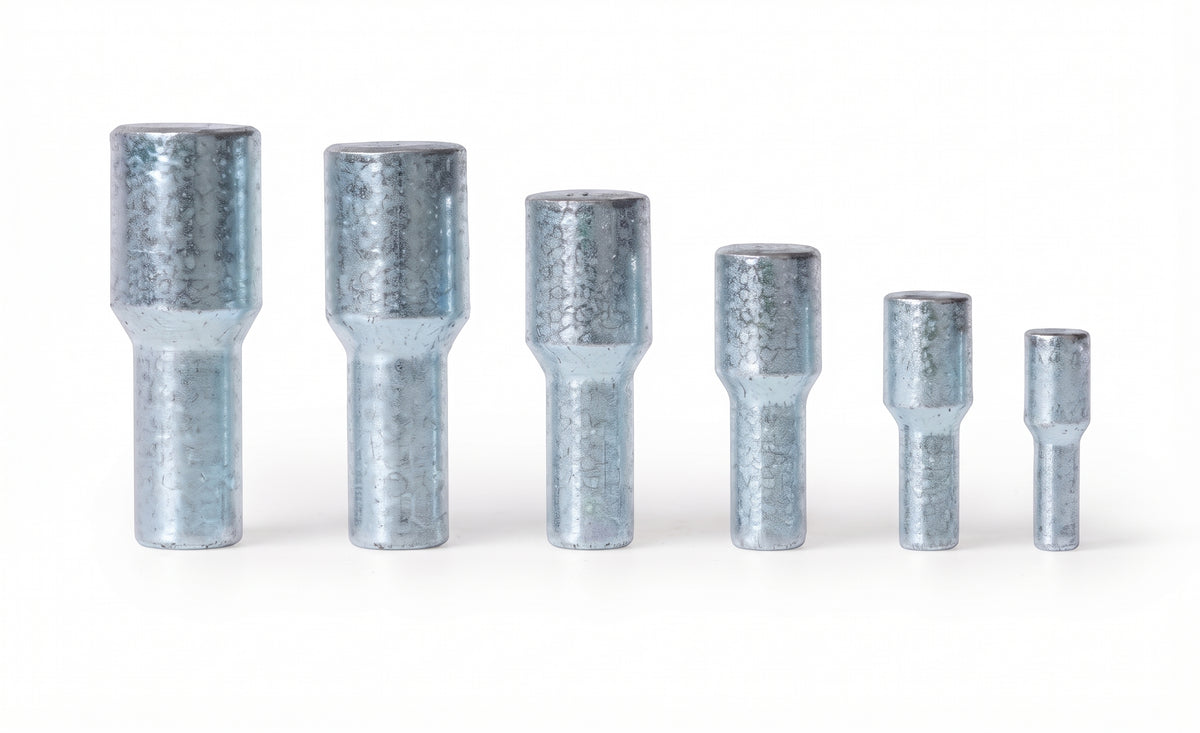 Heavy Duty Copper Tube Pins - 10mm² to 95mm², Non-Insulated