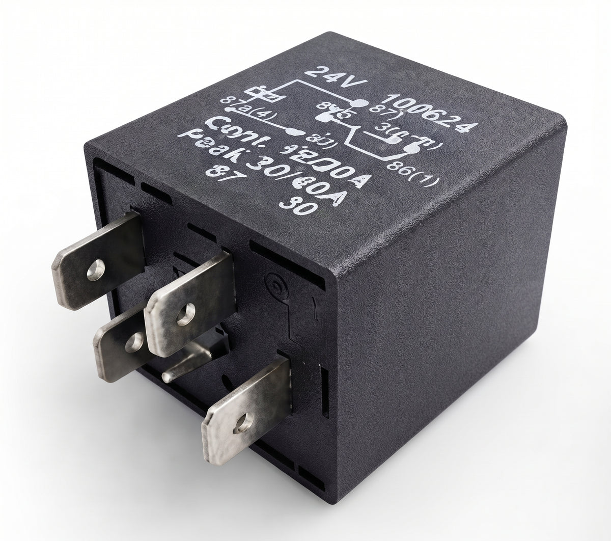 Micro Relay 24V 20A 5 Pin Changeover - Automotive, Car, Van, Bike & Boat