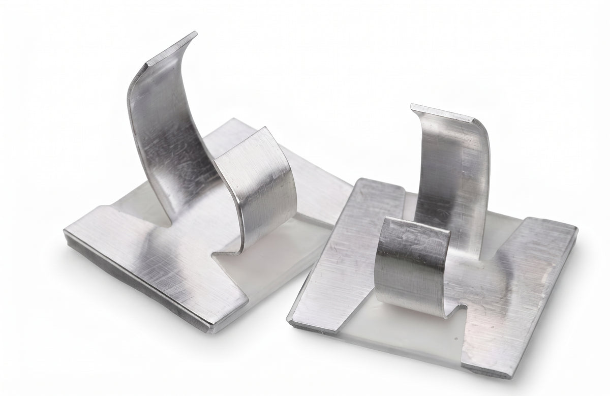 Aluminium Cable Clips Self Adhesive – Conduit & Cable Sleeving Clips 6mm & 10mm | Aluminium Cable Clips