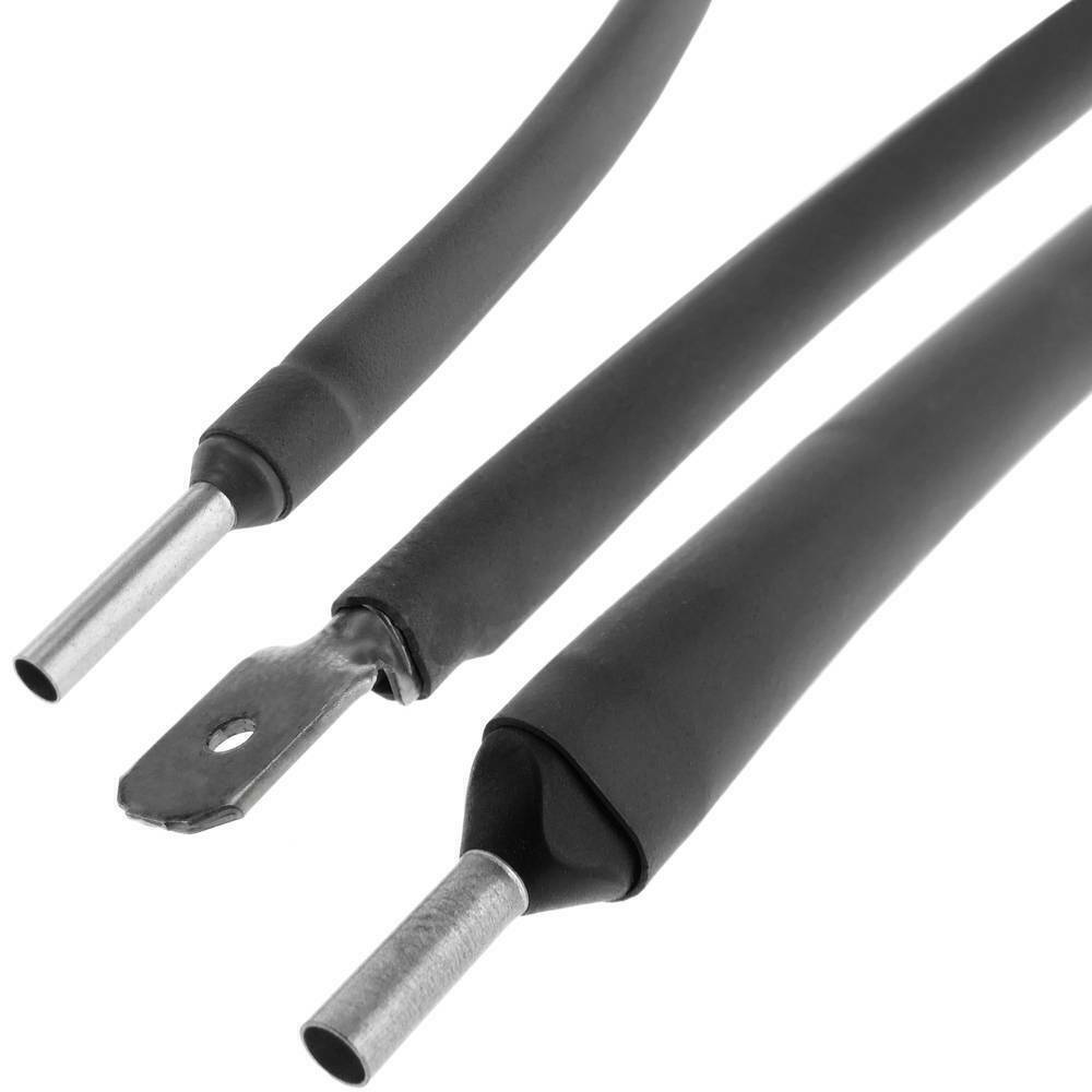 Heat Shrink Tubing 2:1 Ratio – Black Waterproof Cable Sleeving Wire Wrap | Black Heatshrink