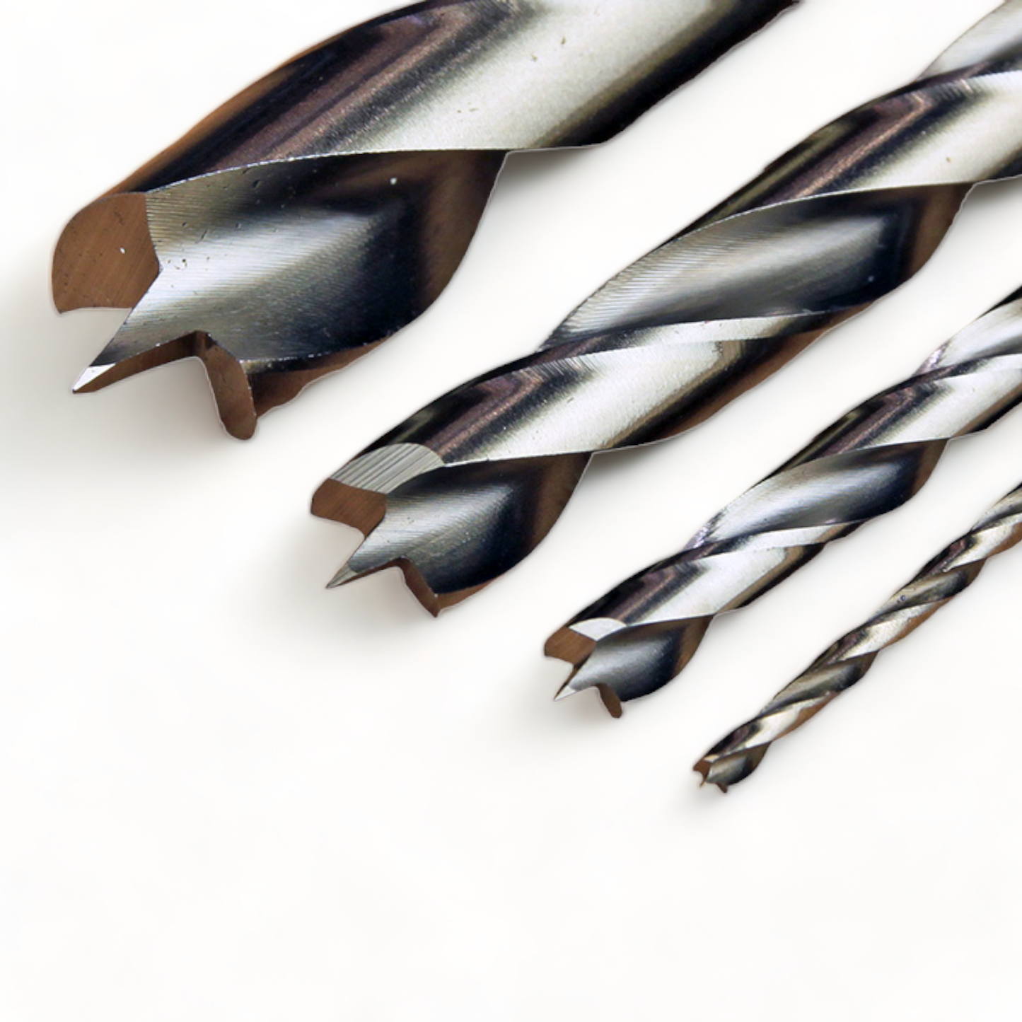 Lip & Spur Wood Drill Bits (3mm–10mm) – Brad Point Centre Spur | High-Precision Wood Drilling