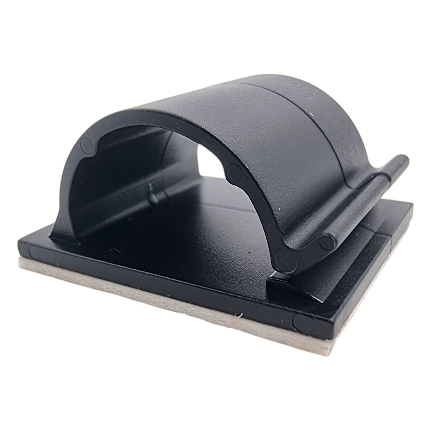 3M Self Adhesive Nylon Cable Clips – Wire & Conduit Mounts Black or White | 3M Brand Adhesive Cable Clips