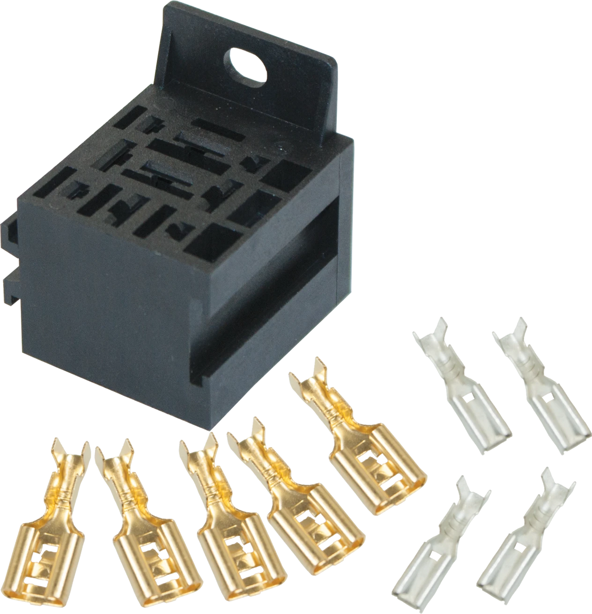 9 Pin Automotive Relay Base Holder - Suits 4, 5 & 9 Pin Relays (12V/24V)
