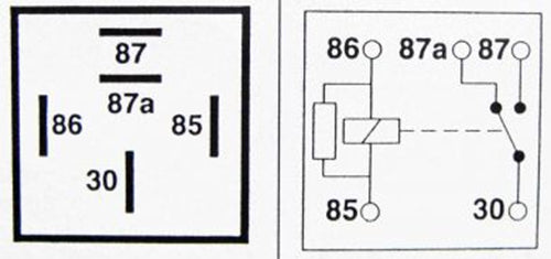 12V Relay 5 PIN Automotive 40AMP Changeover with Resistor – RY24