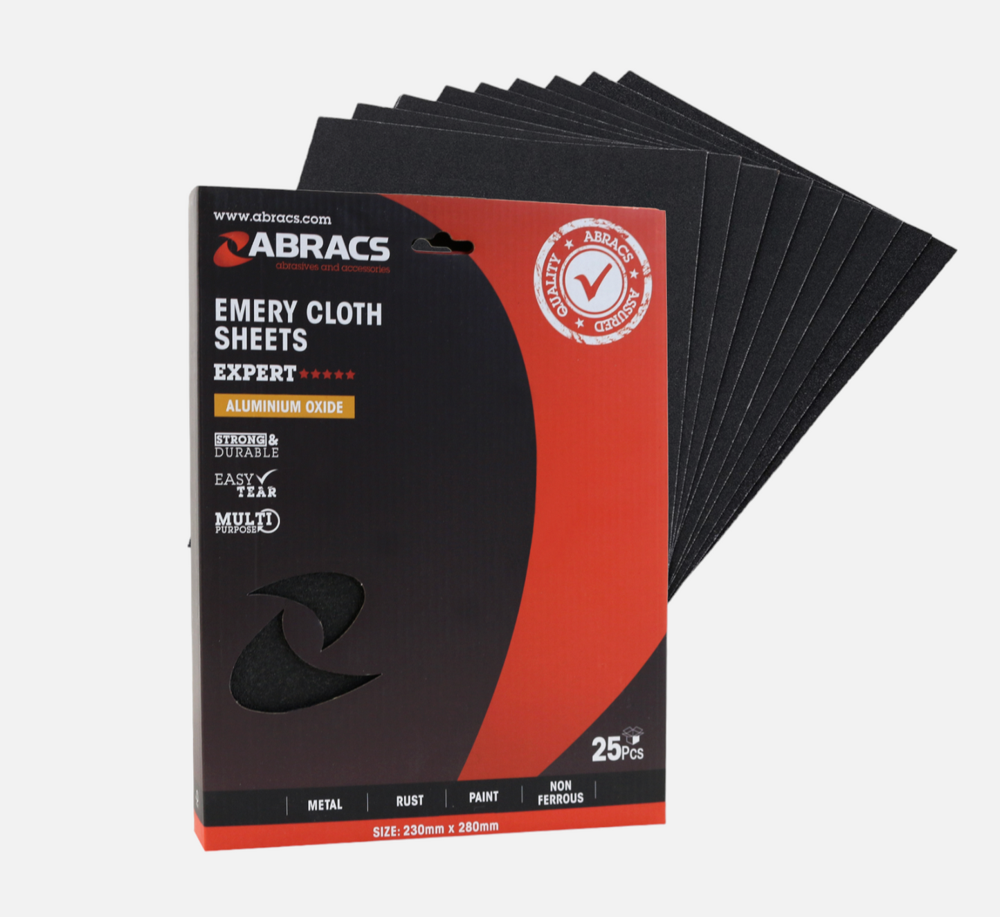 Emery Cloth Sheets Blue Sandpaper Abrasive Sand Paper (Aluminium Oxide) 40 – 120 Grit