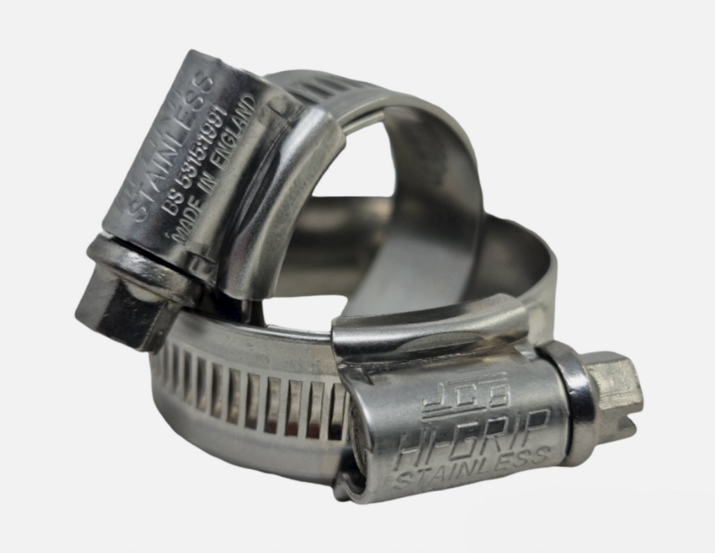 Jubilee Clips Hose Clamp Worm Drive Pipe Clip – Hi-Grip Stainless Steel W4 | JCS W4 Steel Hose Clips