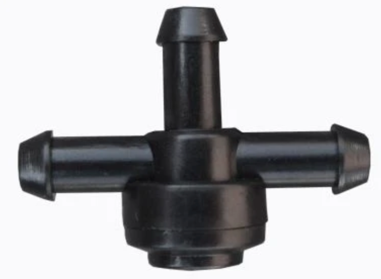 Washer Non-Return Valves - T-Piece, 4.8mm