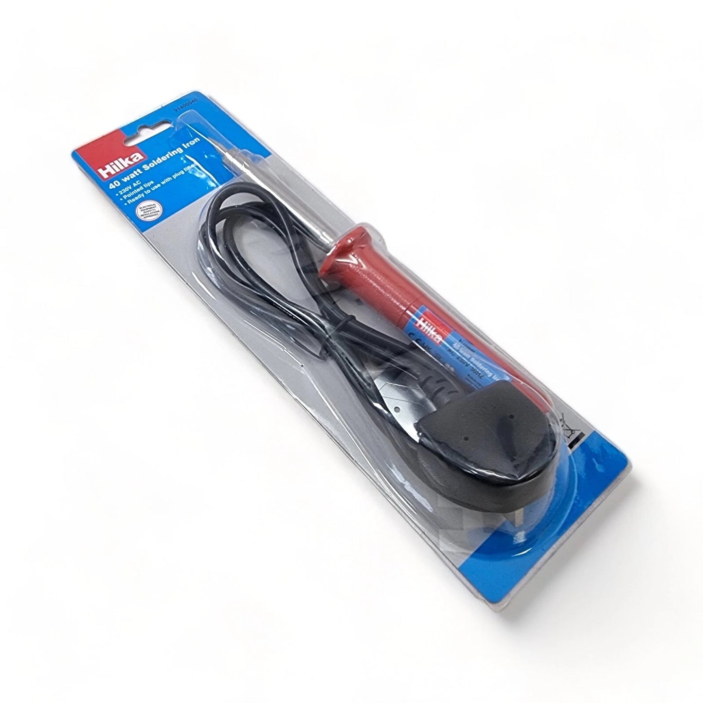 Soldering Iron – 240V | 40W | Mains Powered | Ergonomic Handle | UK Plug