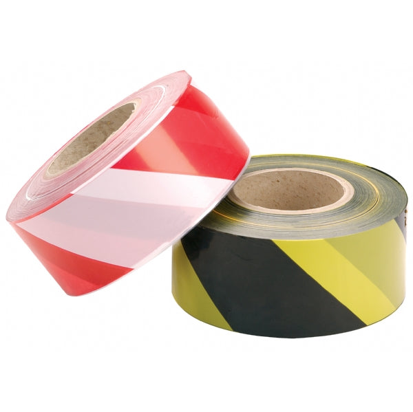 Non Adhesive Barrier Tape - (Black & Yellow + Red & White)