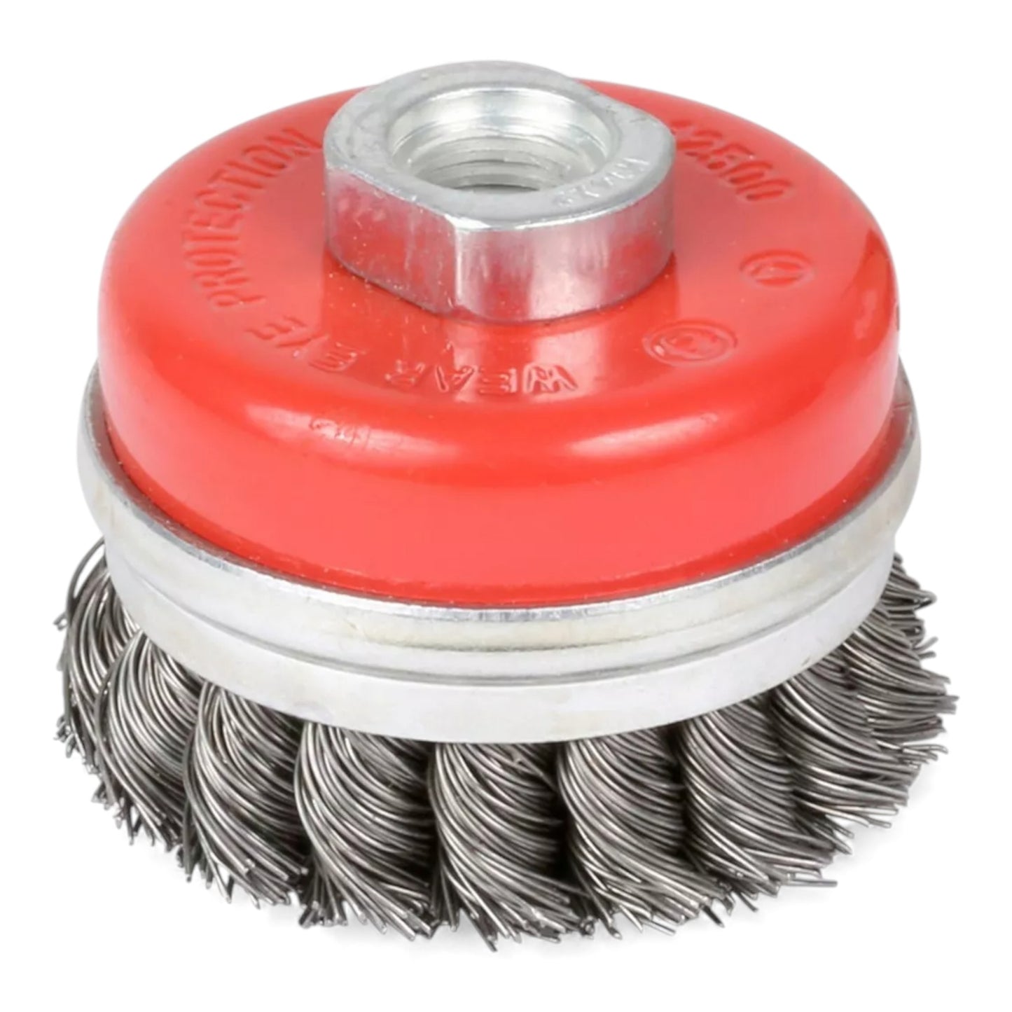 Abracs Twist Knot Cup Brush – 70mm | M10 Thread | Heavy-Duty Steel Wire for Rust, Paint & Slag Removal