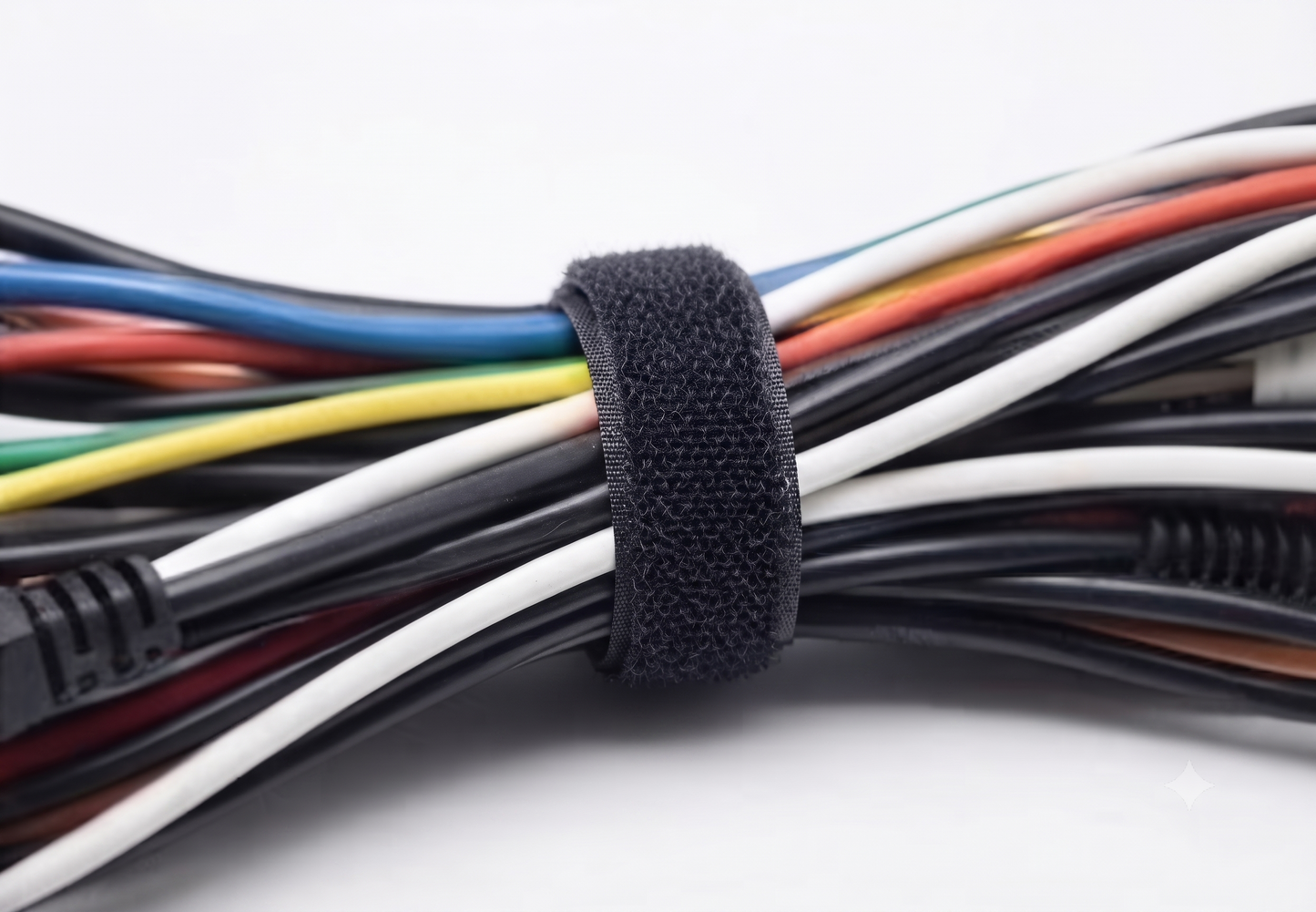 VELCRO® Brand Cable Ties – Reusable Hook & Loop Straps, Black
