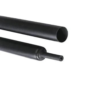 Black Heatshrink Tubing - 2:1 Heat Shrink, 1.2mm to 101.6mm, 200mm to 5m Lengths