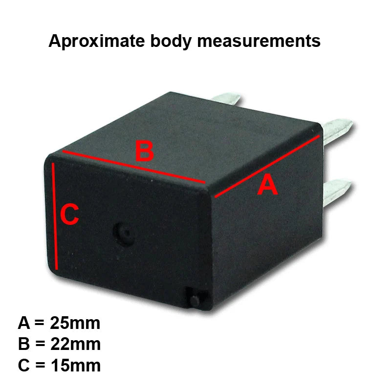 Micro Relay 5 Pin 24V 20A + Diode - Changeover, Truck, Van & Marine