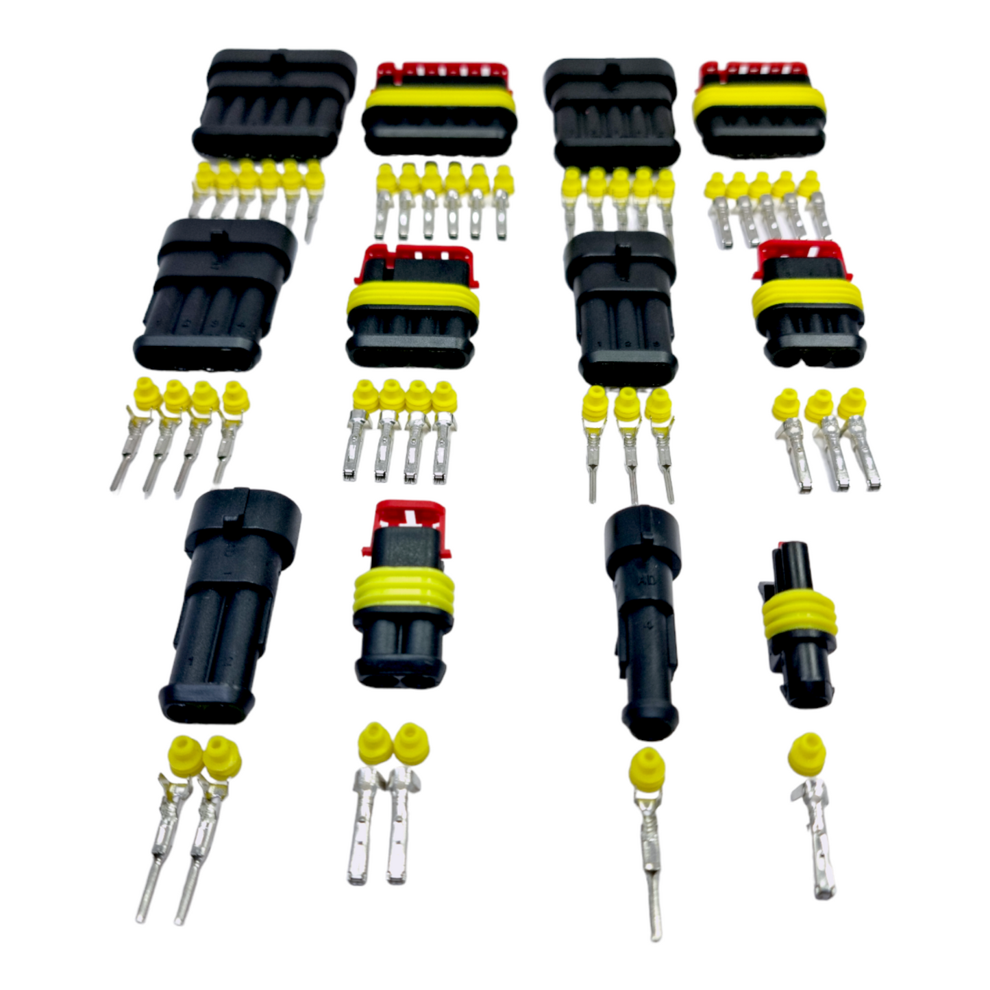 Superseal Waterproof Wiring Connectors 0.5–1.5mm² – 1 to 6 Way (12V / 24V)