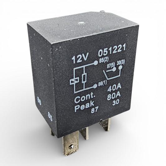 Micro Relay 4 PIN 12V 40A + Resistor Normally Open Mini 40 Amp Car Van Boat MRY5