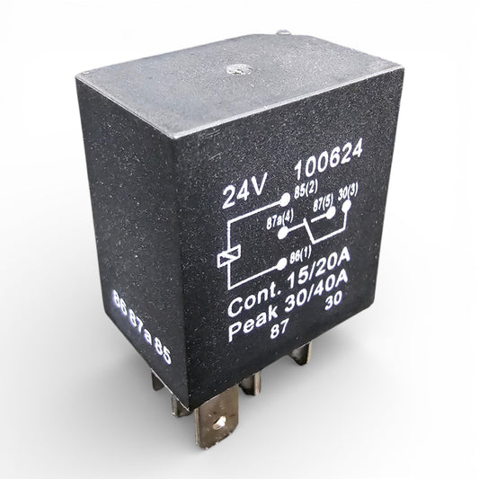 Micro Relay 24V 20A 5 Pin Changeover – Automotive Mini Relay Car Van Bike Boat / MRY10