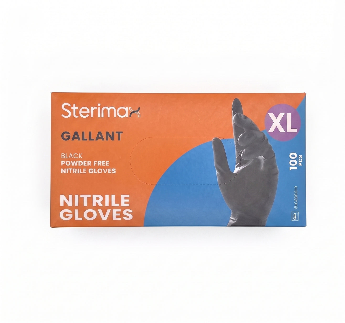 100 Black Heavy Duty Disposable Nitrile Gloves – Powder & Latex Free | S/M/L/XL | Box of 100