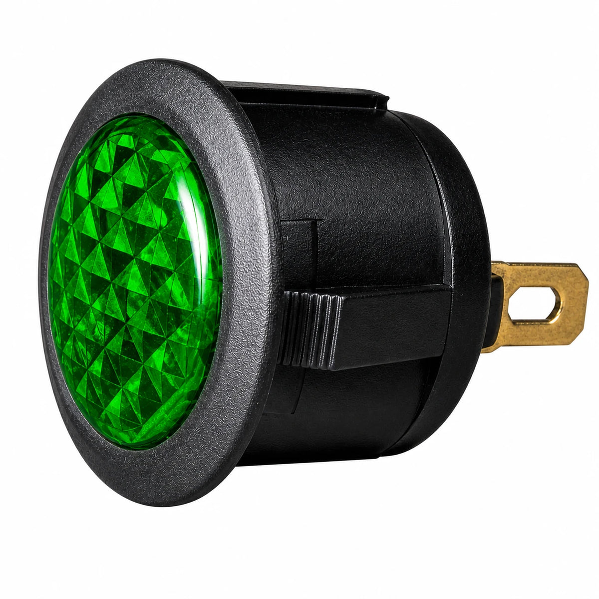 12V LED Round Warning Indicator Dash Light – Red, Amber, Green & Blue for Battery / Oil | LED Warning Lights
