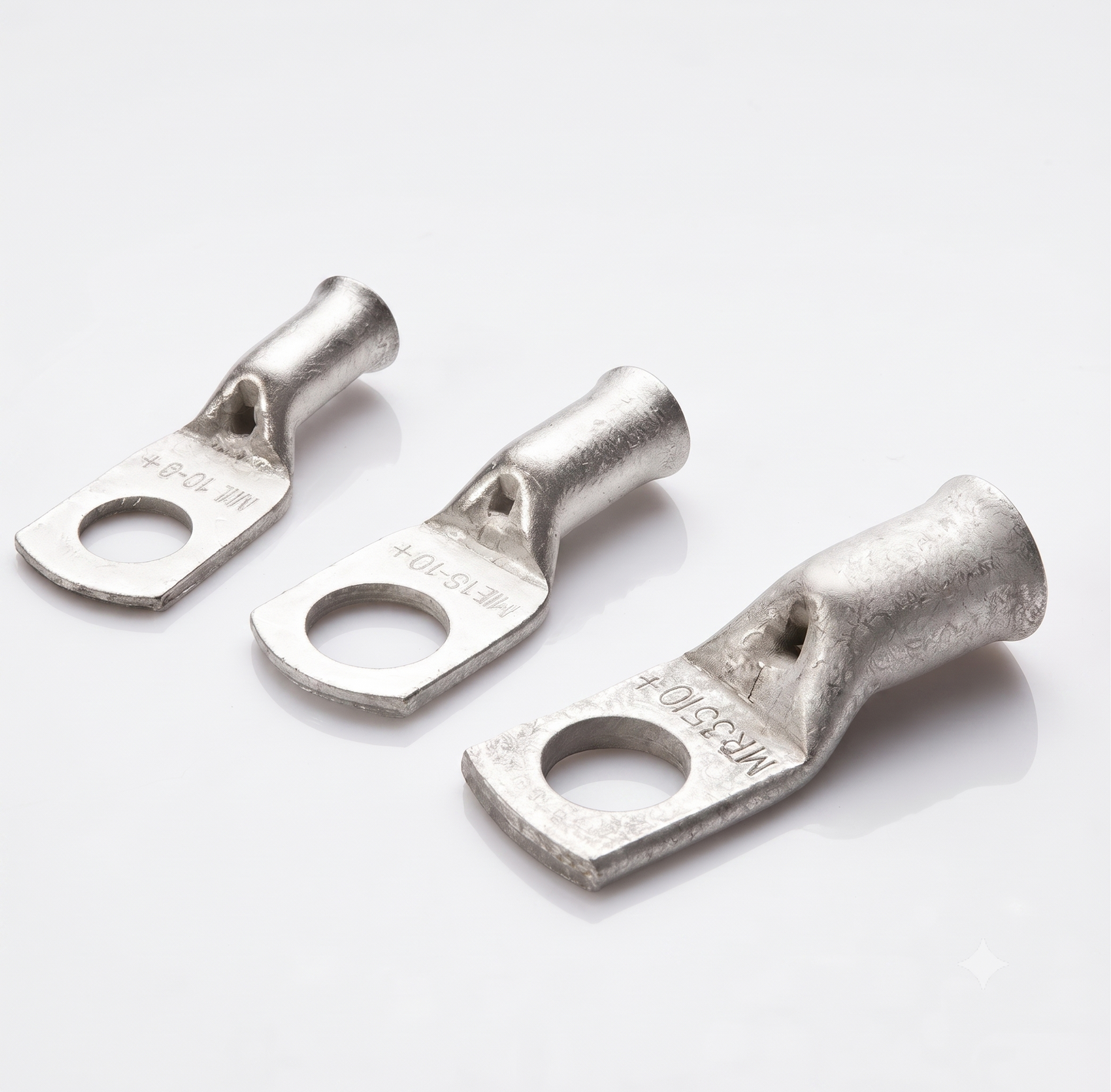 120mm² Copper Tube Terminals– Tinned Battery Cable Lugs (Ring Crimp)