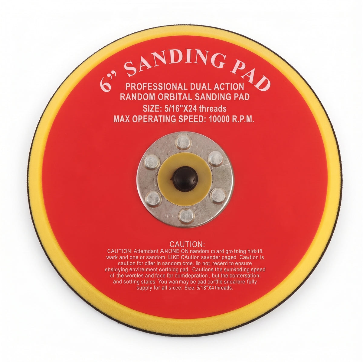 100mm Backing Pad (M14) — For Fibre Sanding Discs, Angle Grinder