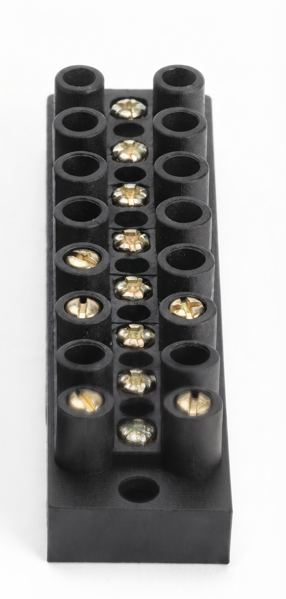 12 Way Connector Strip (Choc Block) - Black, 3A to 60A
