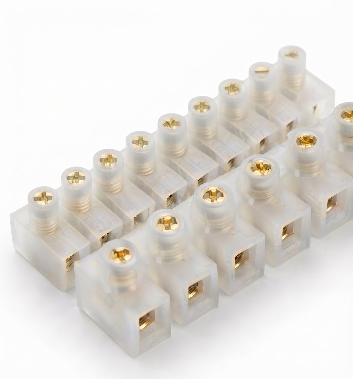 12 Way Connector Strip (Choc Block) - 3A to 60A