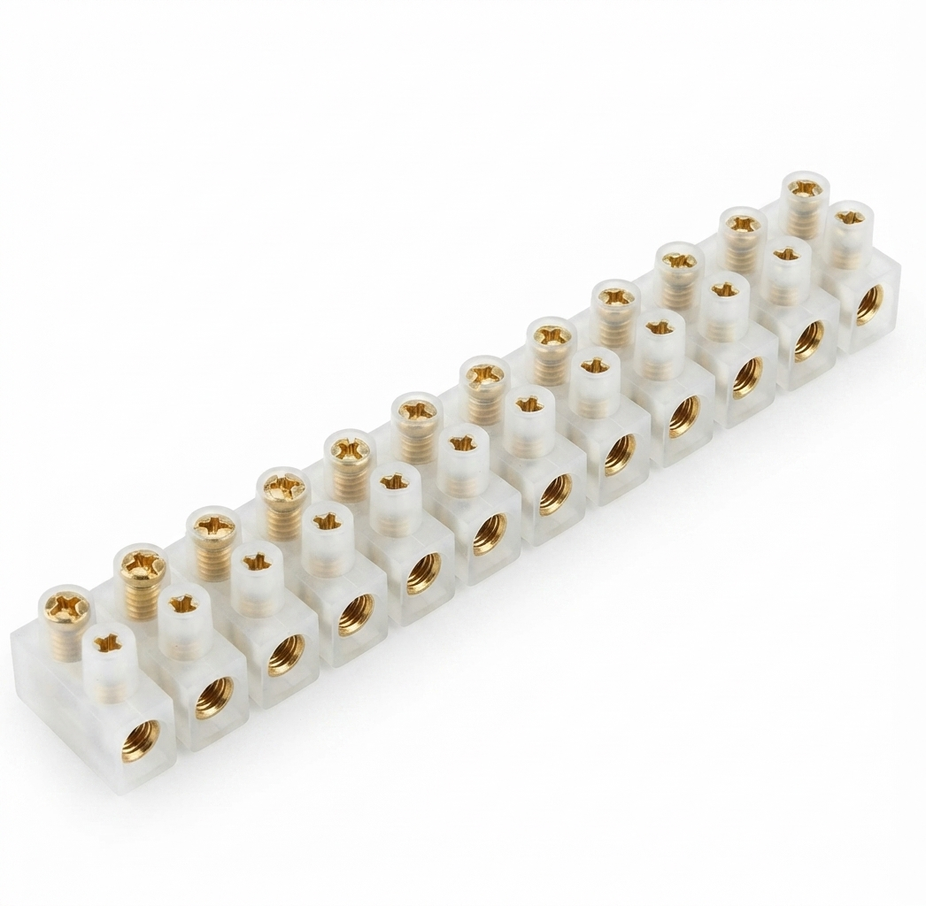 12 Way Connector Strip (Choc Block) - 3A to 60A