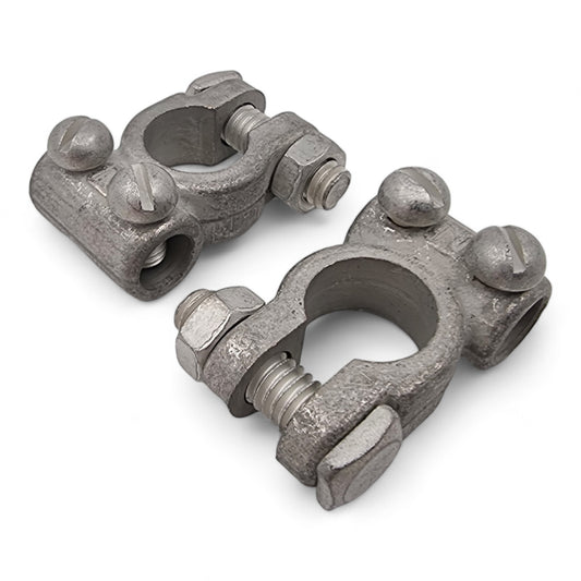Battery Terminal Clamps - Car, Commercial & Plant (Positive & Negative)
