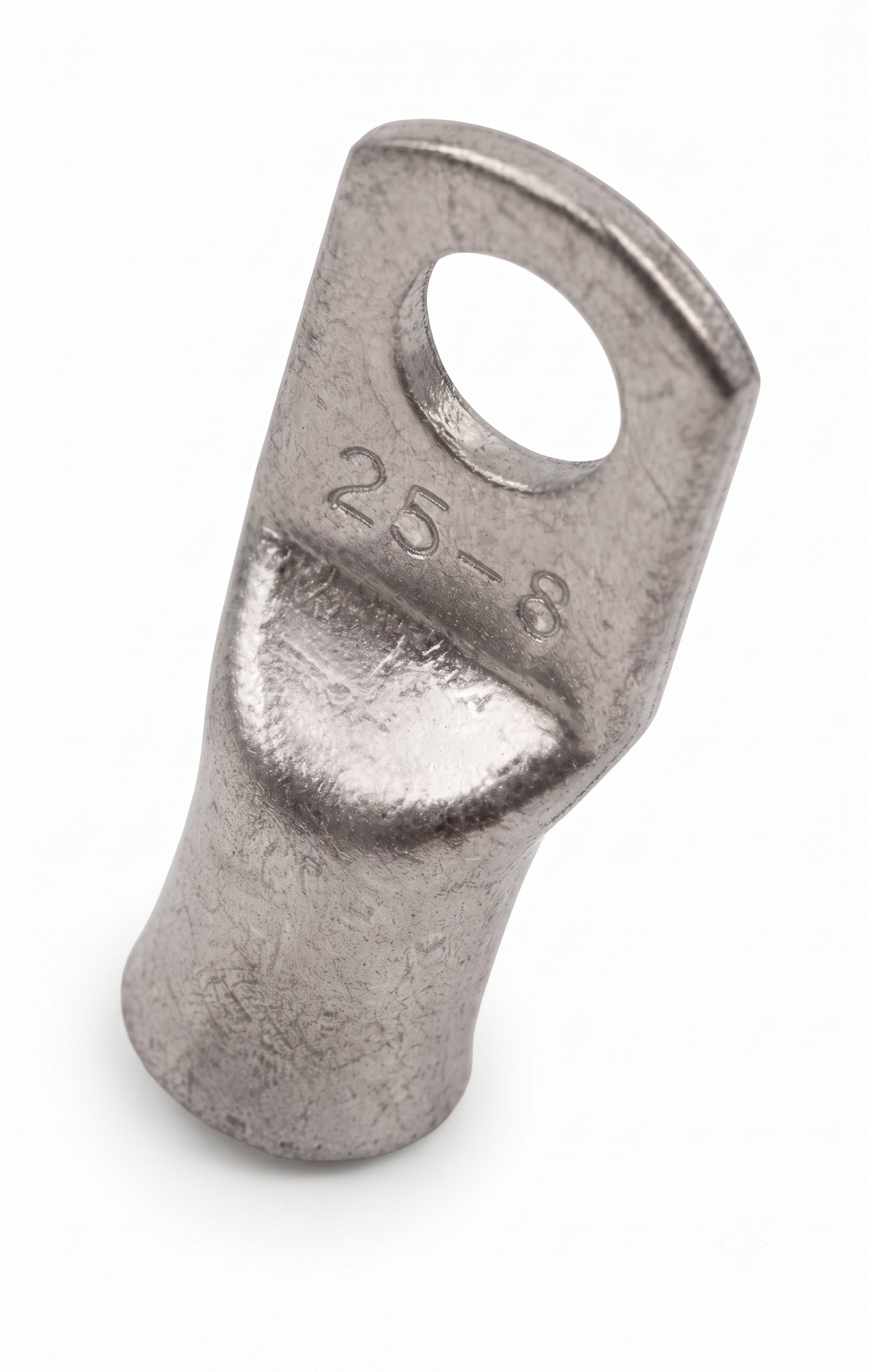 25mm² Copper Tube Terminals – Tinned Battery Cable Lugs (Ring Crimp)