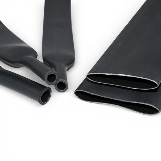 3:1 Adhesive Lined Heat Shrink Tubing – Black Waterproof Glue Lined Sleeving | Black Heatshrink