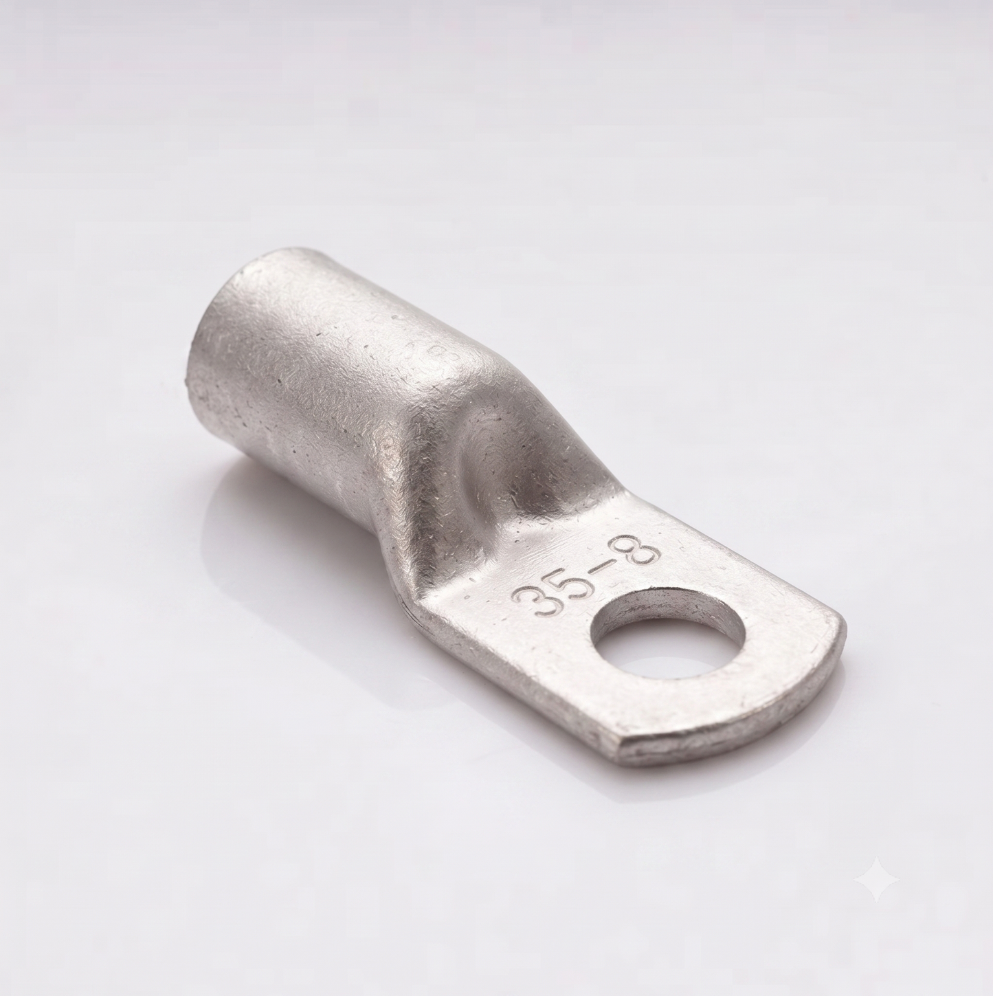 35mm² Copper Tube Terminals – Tinned Battery Cable Lugs (Ring Crimp)