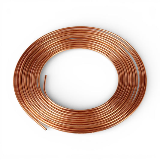 1/4″ Copper Brake Pipe – 25ft Roll (6.4mm) Brake & Fuel Line
