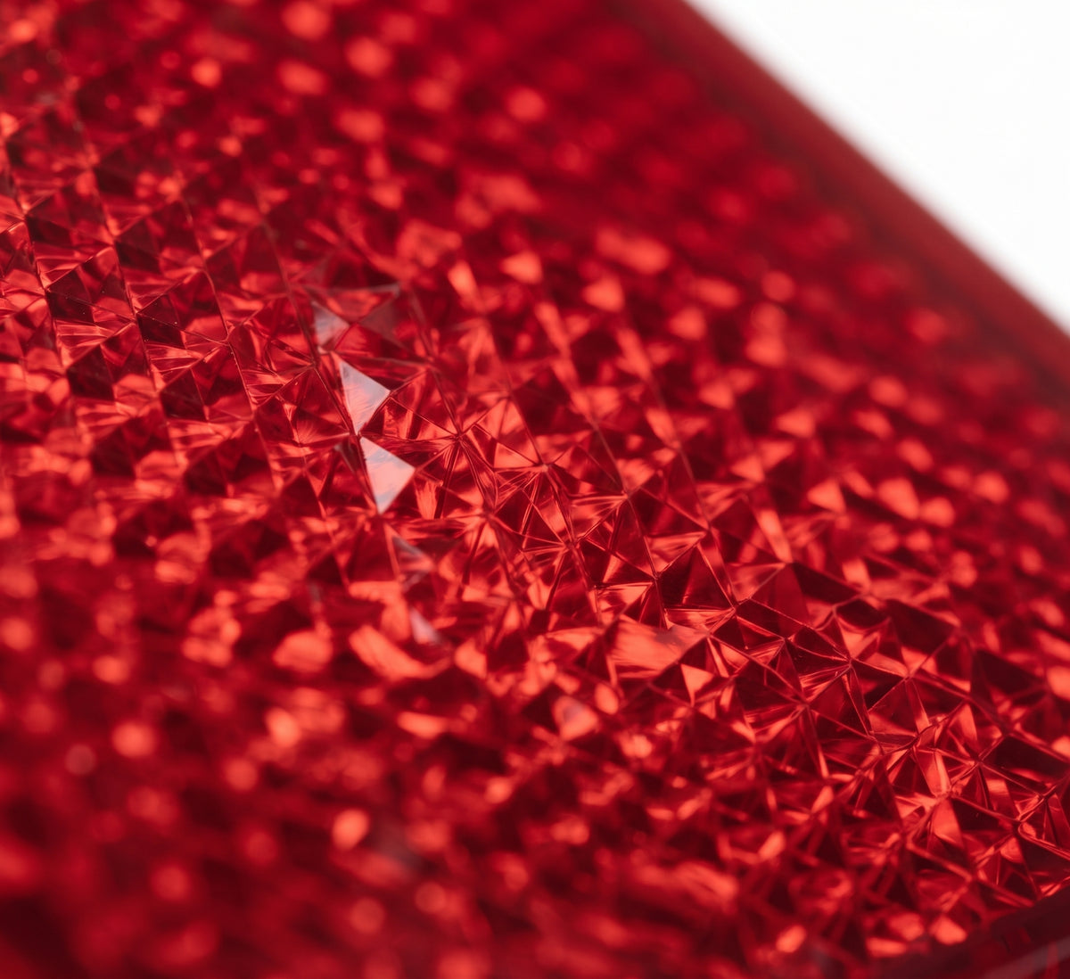 Red Triangle Trailer Reflector 135x152mm – Caravan Van Truck Rear Safety Reflector | E-Marked