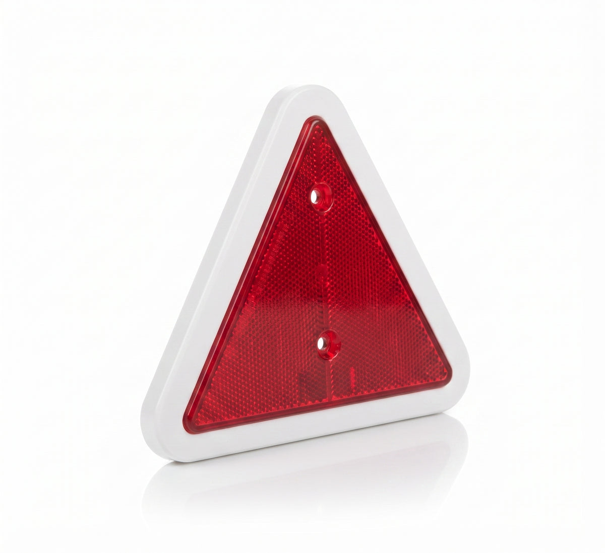 Red Triangle Trailer Reflector 135x152mm – Caravan Van Truck Rear Safety Reflector | E-Marked