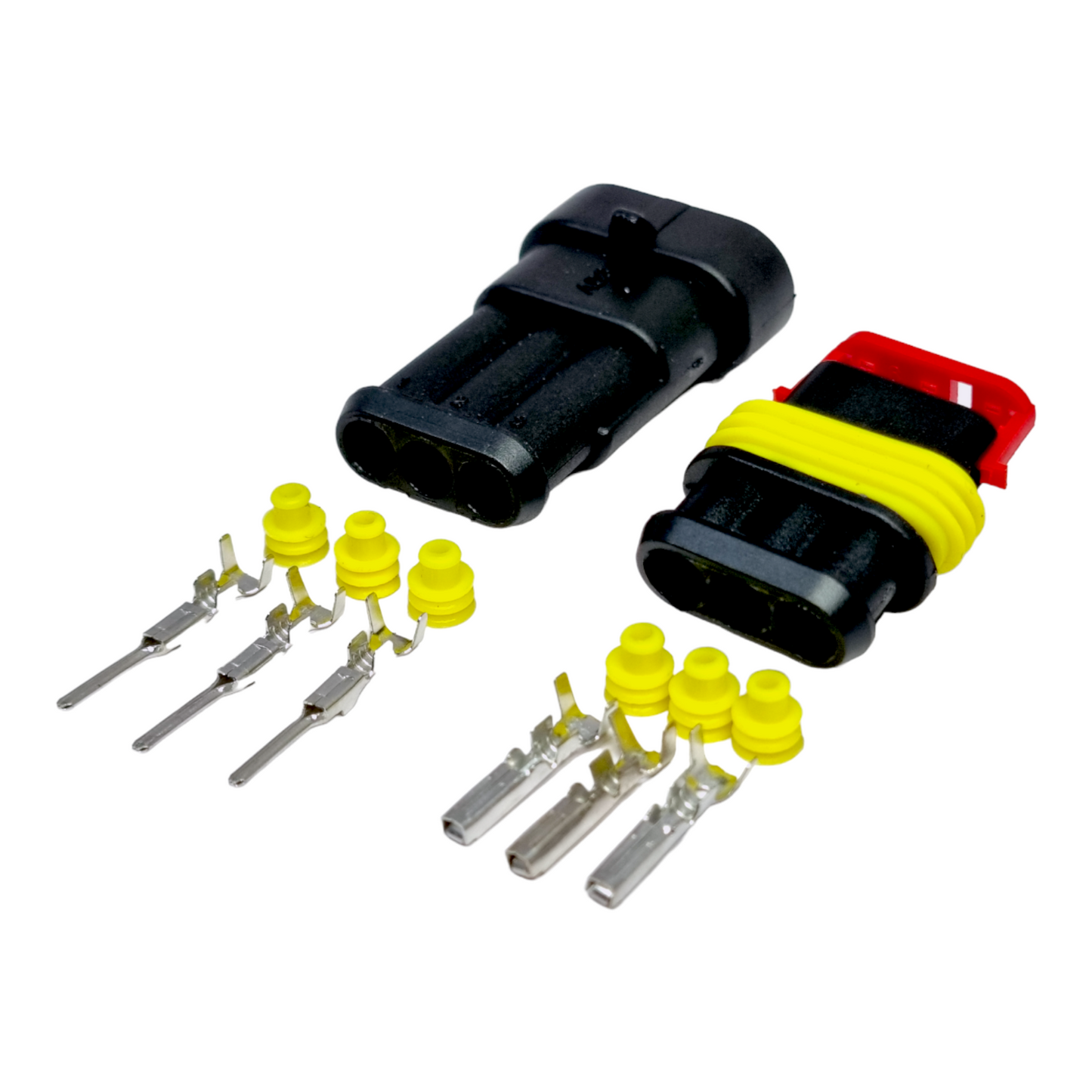 Superseal Waterproof Wiring Connectors 0.5–1.5mm² – 1 to 6 Way (12V / 24V)
