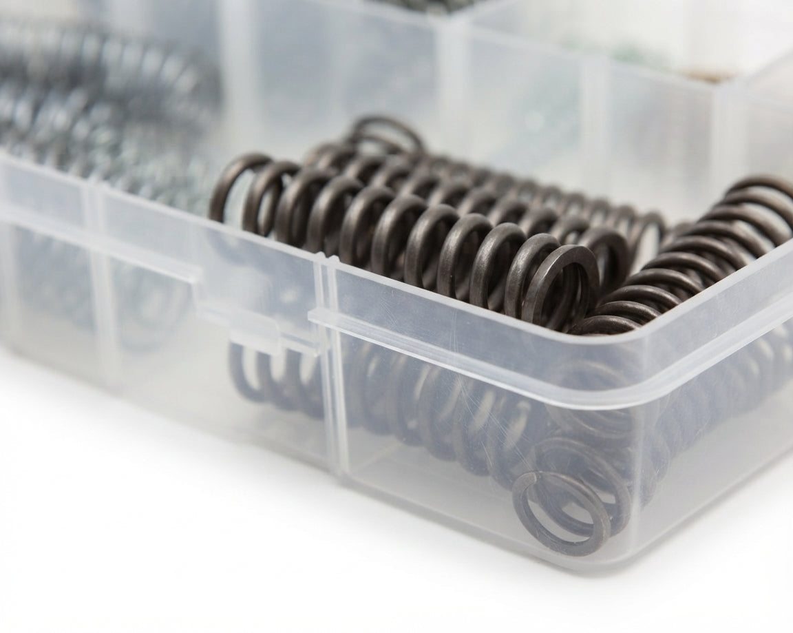 70pc Assorted Extension Springs Box - Tension Springs, Various Sizes