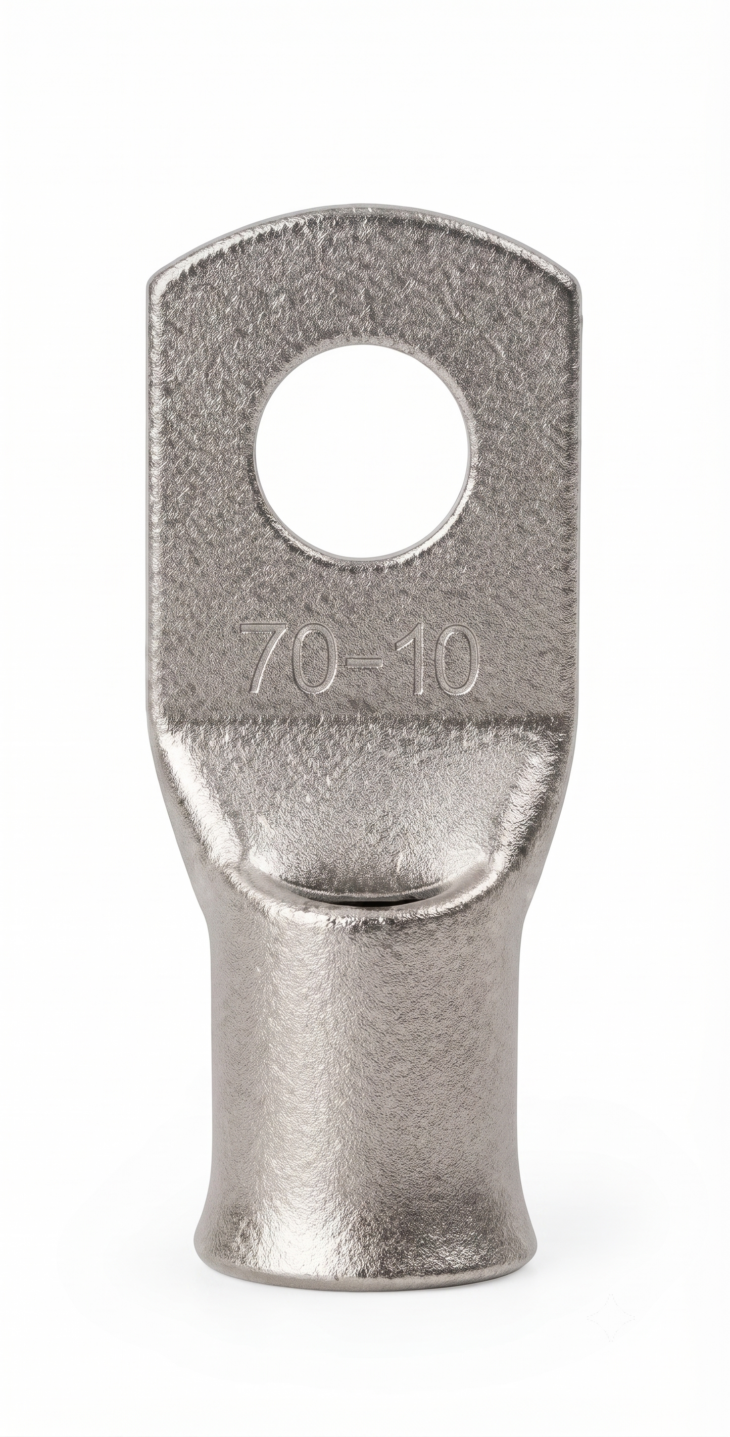 70mm² Copper Tube Terminals – Tinned Battery Cable Lugs (Ring Crimp)