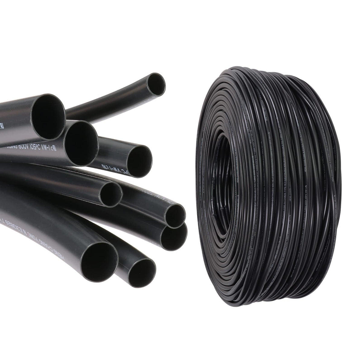 PVC Cable Sleeving – Black Flexible Wire & Loom Protection