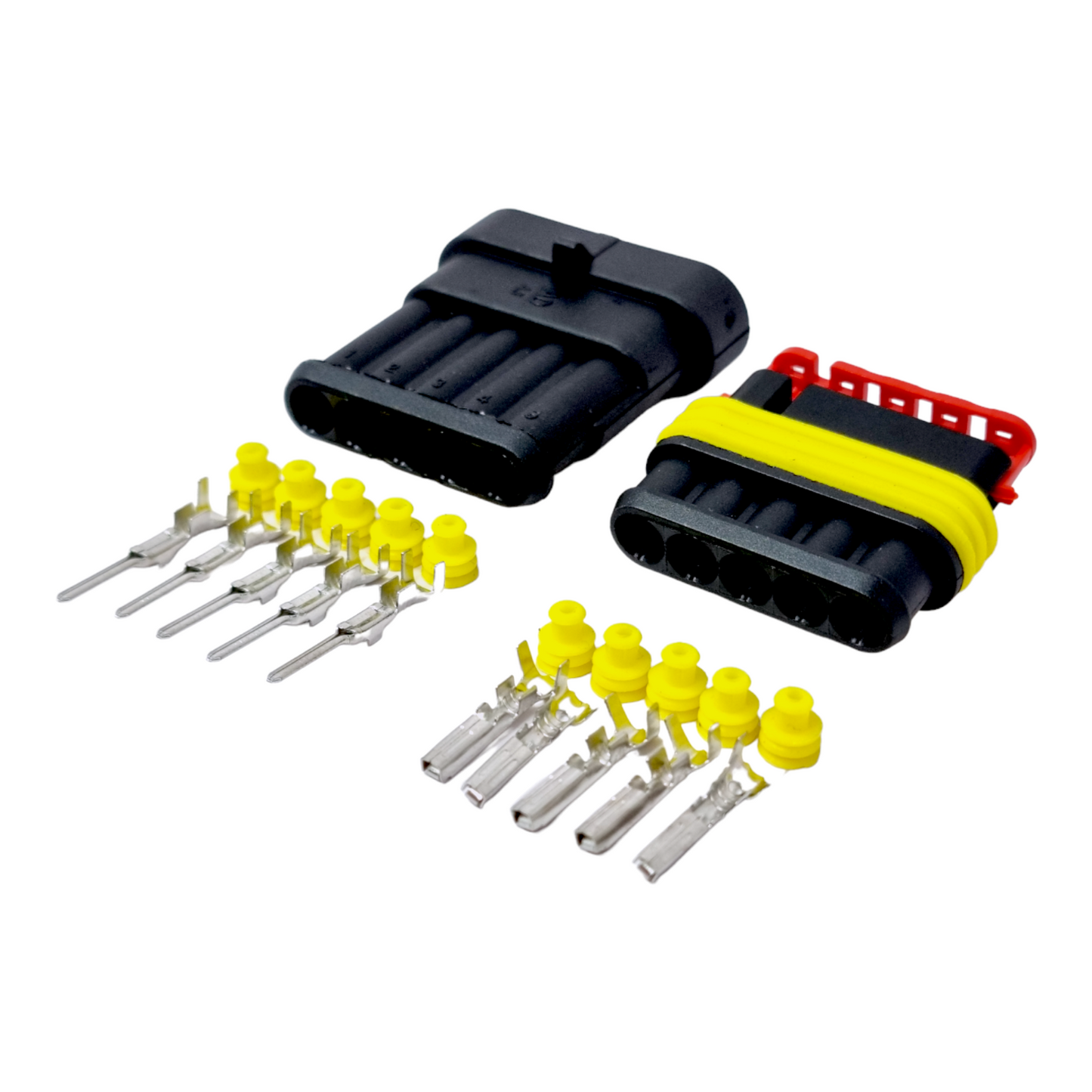 Superseal Waterproof Wiring Connectors 0.5–1.5mm² – 1 to 6 Way (12V / 24V)