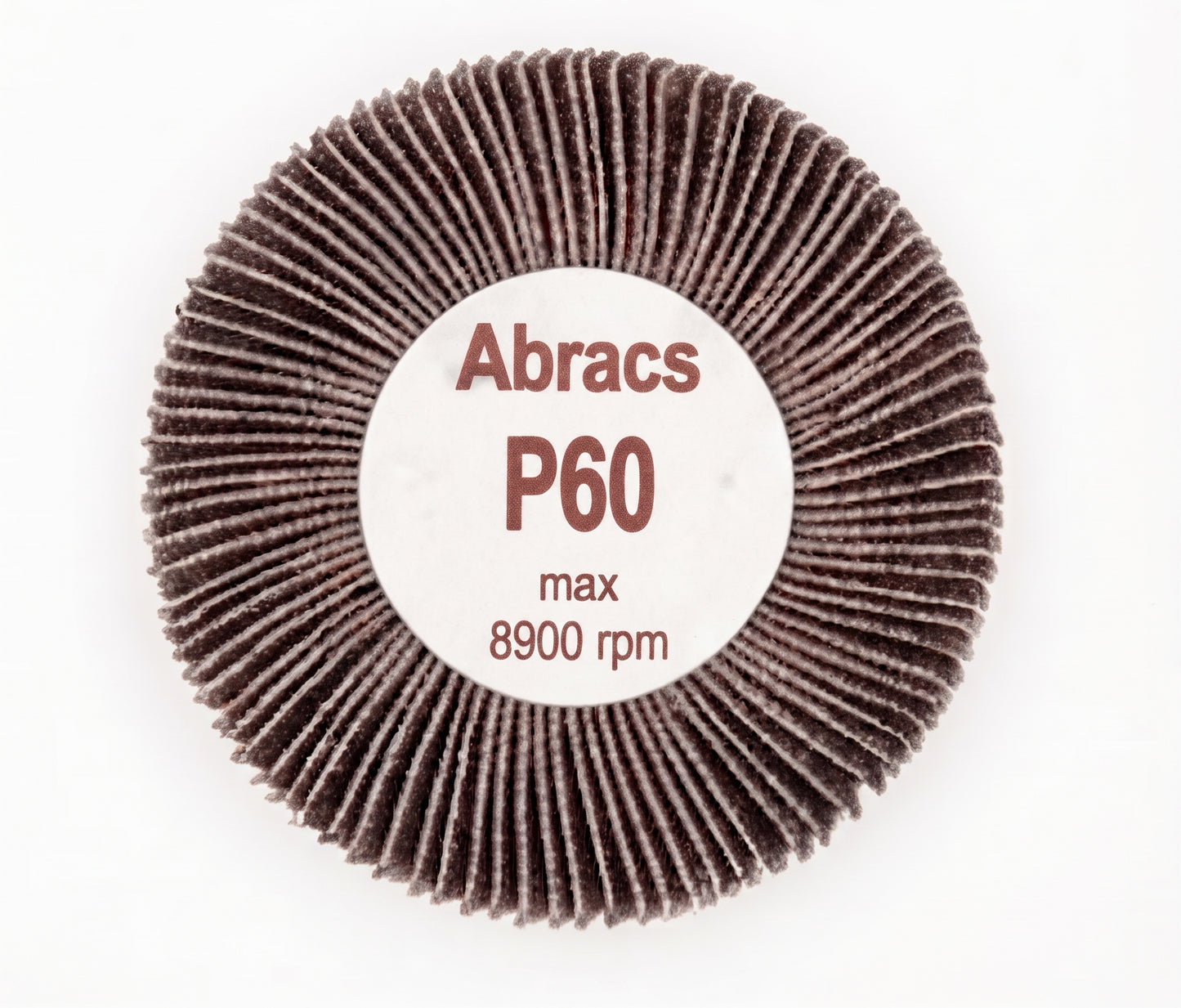 25 x 15mm Flap Wheel — 6mm Shank, Abracs Spindle Mounted