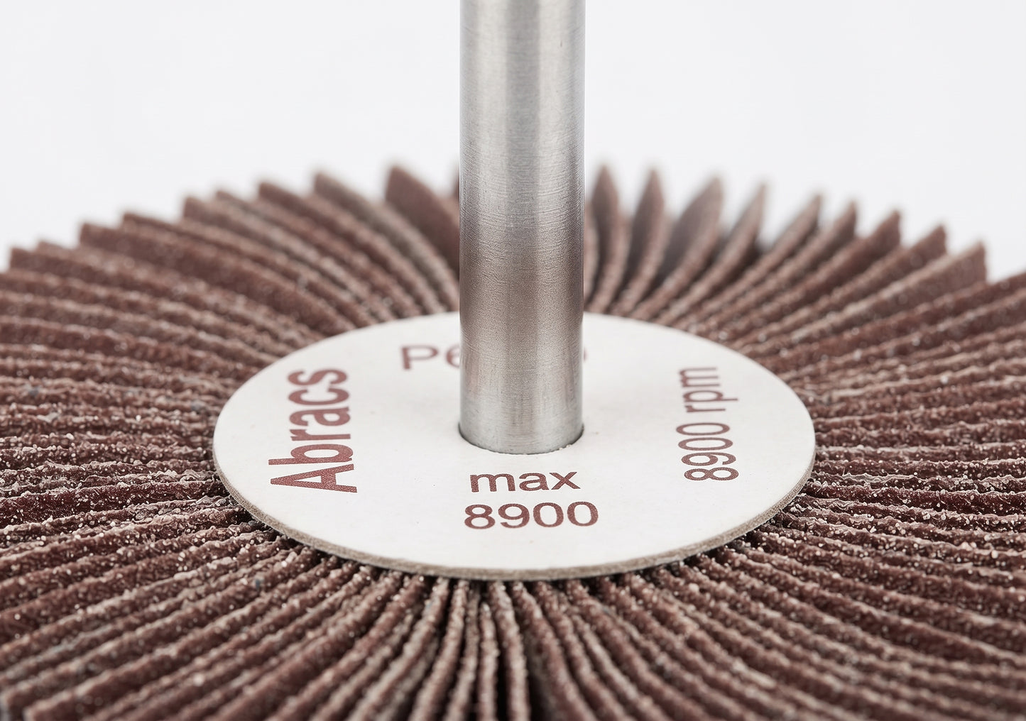 25 x 15mm Flap Wheel — 6mm Shank, Abracs Spindle Mounted