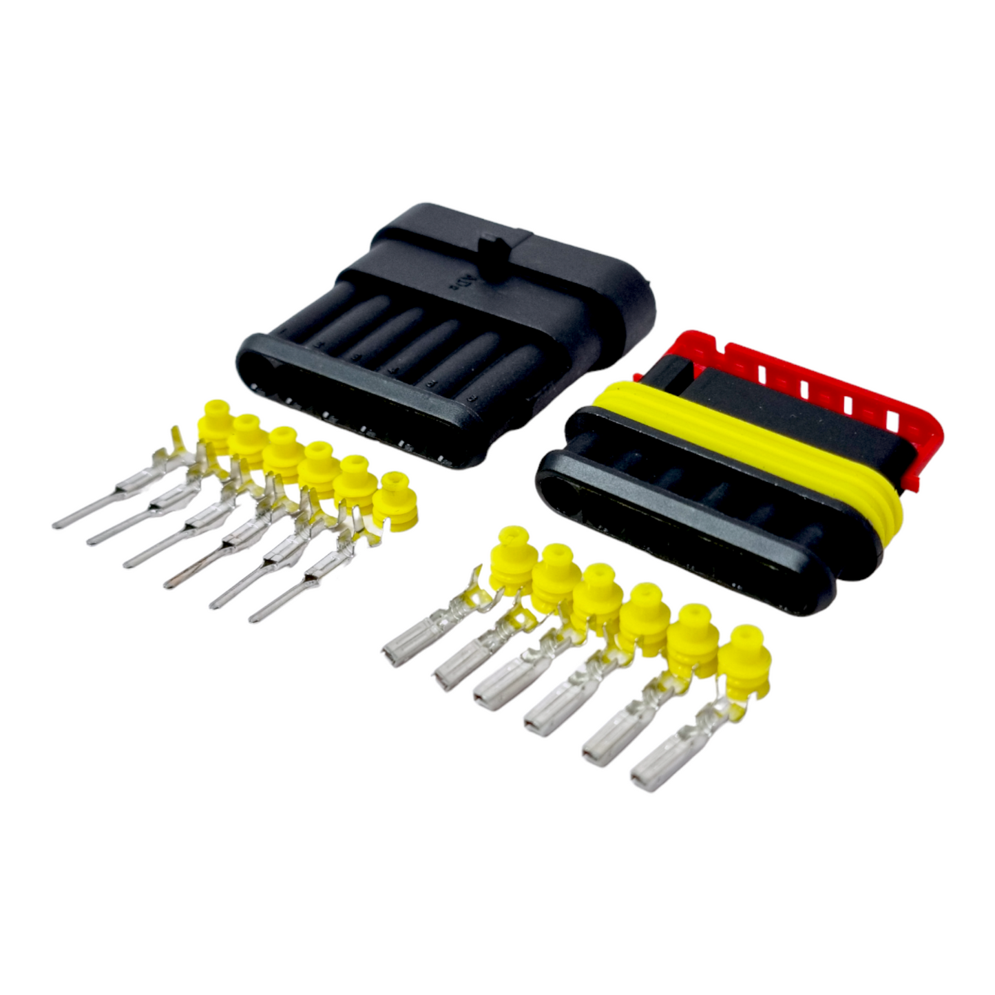 Superseal Waterproof Wiring Connectors 0.5–1.5mm² – 1 to 6 Way (12V / 24V)