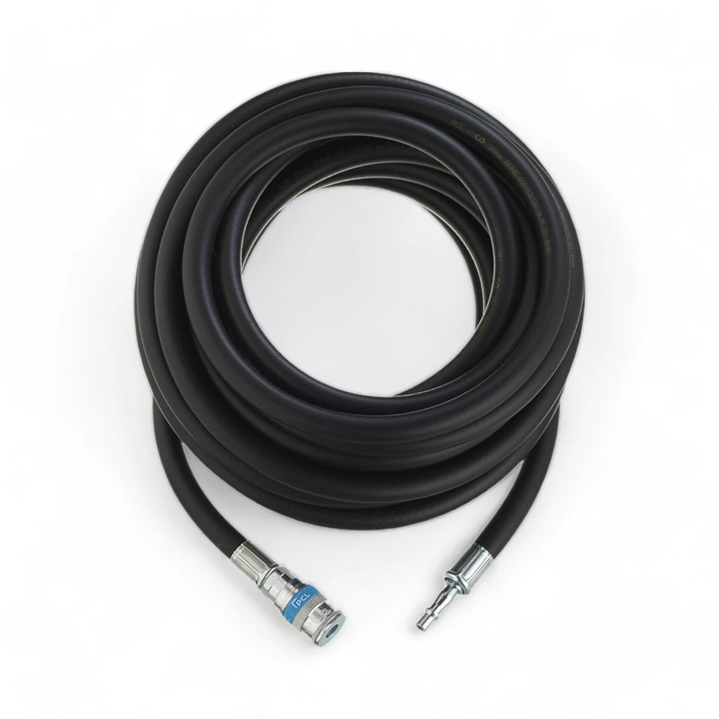 PCL Rubber Airline Hose 8mm x 15m – Complete with Vertex Coupling & Adaptor | PCL Rubber Airline