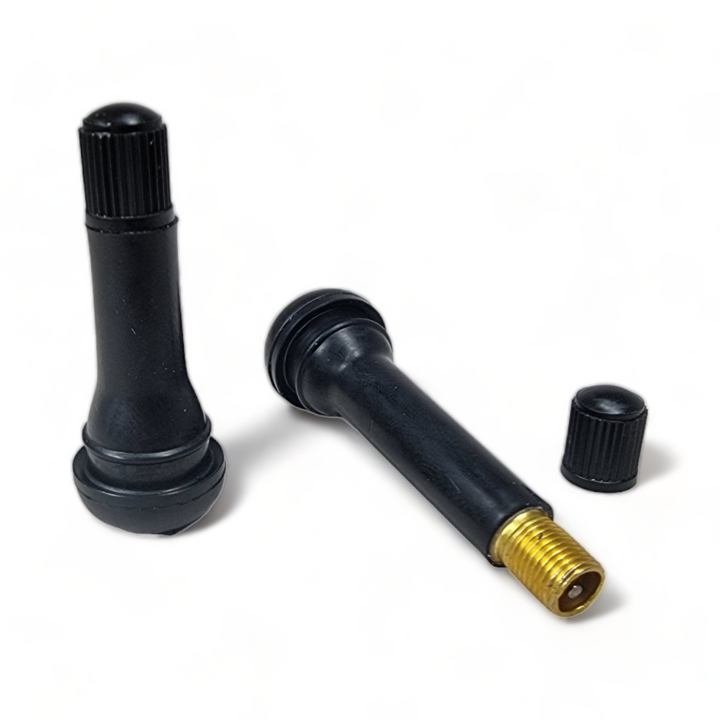Tubeless Tyre Valves TR414 & TR418 – Snap-In Rubber Replacement Valves (48mm / 61mm)